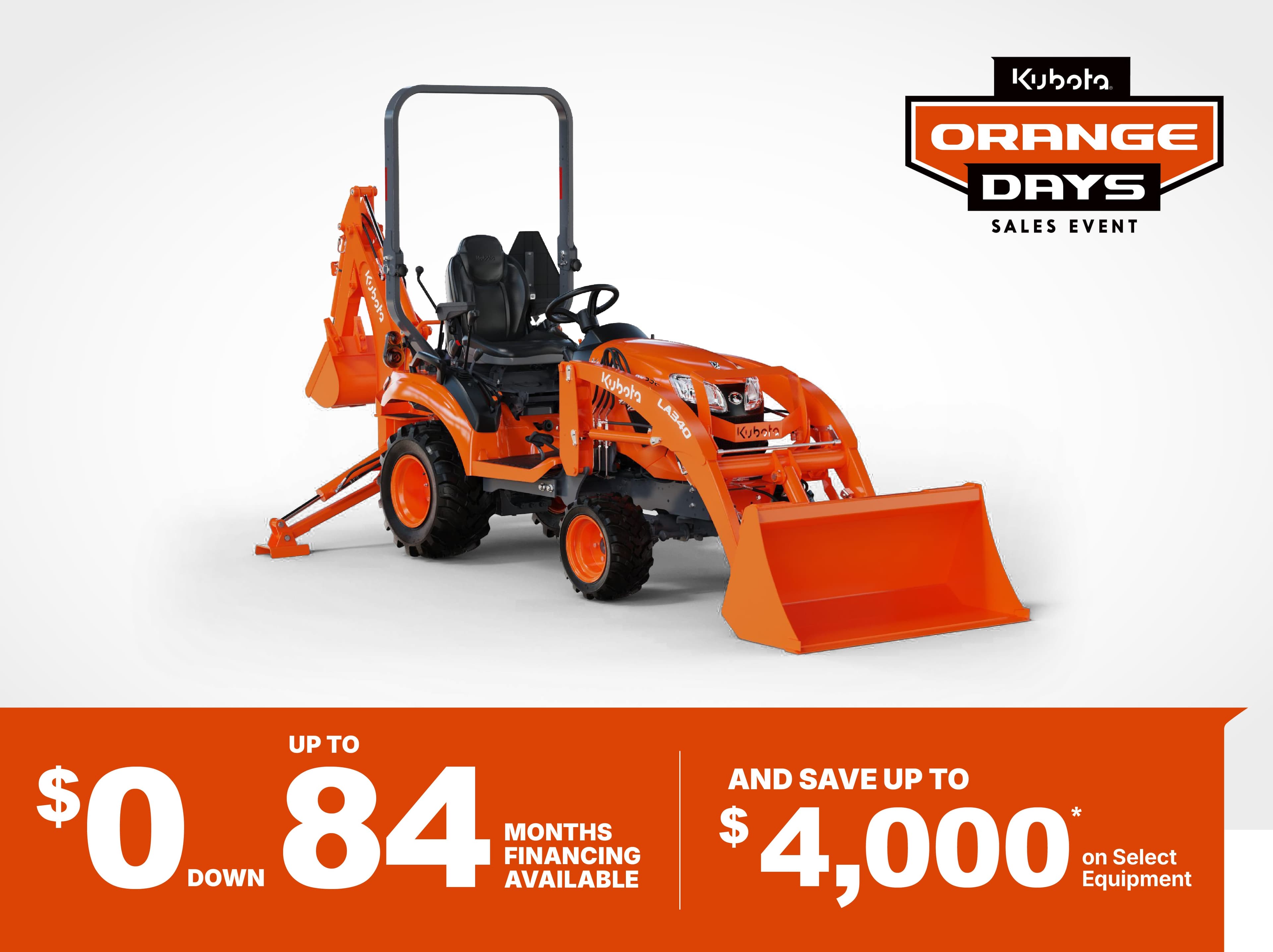 Save on Select BX Series Tractors