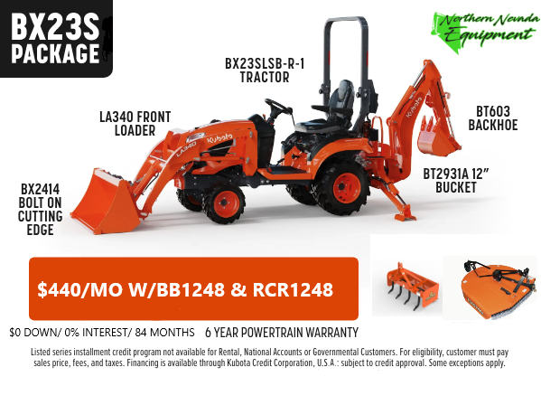 bX23S TRACTOR PACKAGE
