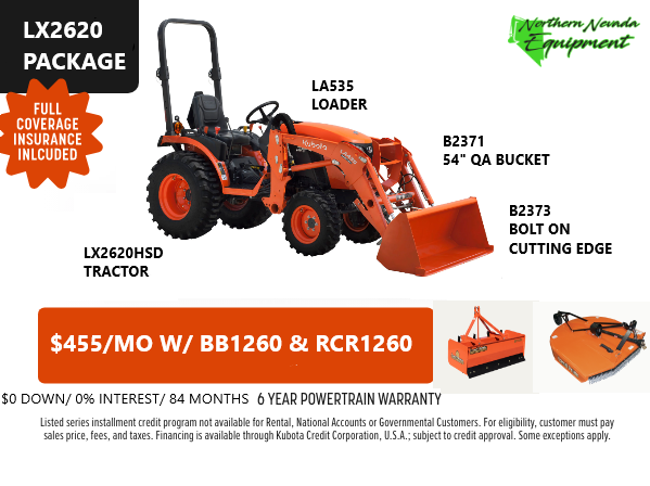 LX2620HSD TRACTOR PACKAGE
